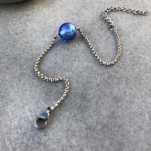 Bracelet Alice bleu indigo